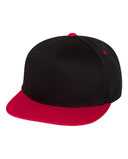 Yupoong 6007 Five-Panel Flat-Bill Snapback Hat
