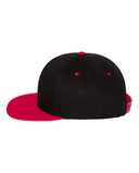 Yupoong 6007 Five-Panel Flat-Bill Snapback Hat
