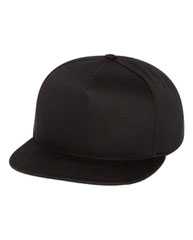 Yupoong 6007 Five-Panel Flat-Bill Snapback Hat