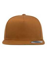 Yupoong 6007 Five-Panel Flat-Bill Snapback Hat