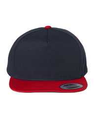 Yupoong 6007 Five-Panel Flat-Bill Snapback Hat