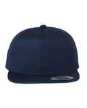 YP Classics Yupoong 6007 Five-Panel Flat-Bill Snapback Hat 6007