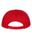 Yupoong 6007 Five-Panel Flat-Bill Snapback Hat