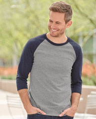 JERZEES Triblend Three-Quarter Raglan Baseball T-Shirt 601RR