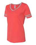 JERZEES Women's Varsity Triblend V-Neck T-Shirt 602WVR
