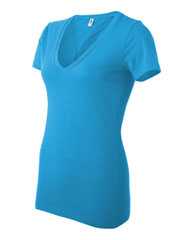 Women’s Jersey Deep V-Neck Tee