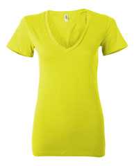 Women’s Jersey Deep V-Neck Tee