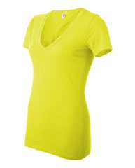 Women’s Jersey Deep V-Neck Tee
