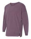 Garment-Dyed Drop-Shoulder Long Sleeve T-Shirt