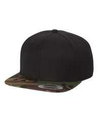 Flat Bill Snapback Cap
