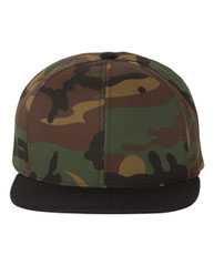 Flat Bill Snapback Cap