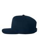 Flat Bill Snapback Cap