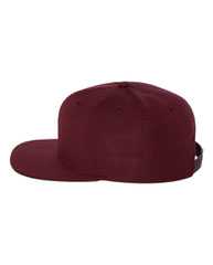 Flat Bill Snapback Cap