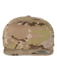 Flat Bill Snapback Cap