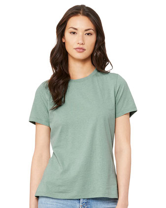 BELLA + CANVAS Women’s Relaxed Fit Heather CVC Tee 6400CVC