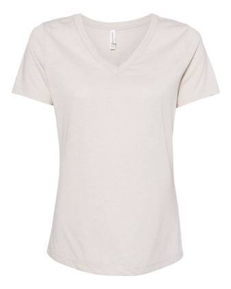 BELLA + CANVAS Women’s Relaxed Jersey V-Neck Tee 6405