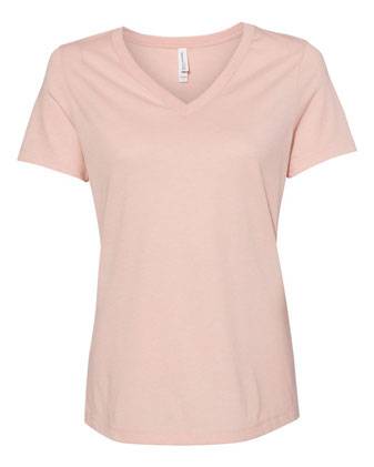 BELLA + CANVAS Women’s Relaxed Jersey V-Neck Tee 6405