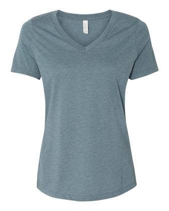 BELLA + CANVAS Women’s Relaxed Jersey V-Neck Tee 6405