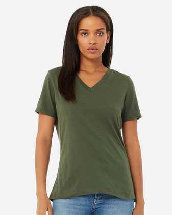 BELLA + CANVAS Women’s Relaxed Jersey V-Neck Tee 6405