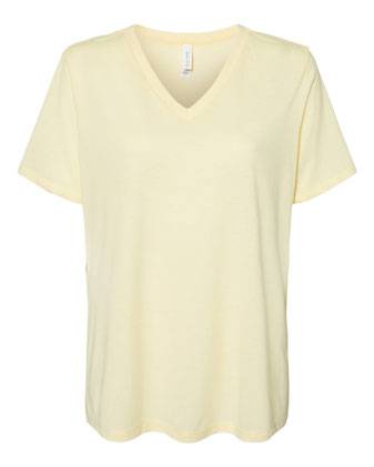 BELLA + CANVAS Women’s Relaxed Jersey V-Neck Tee 6405