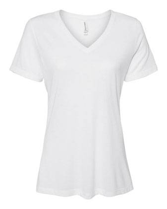 BELLA + CANVAS Women’s Relaxed Jersey V-Neck Tee 6405