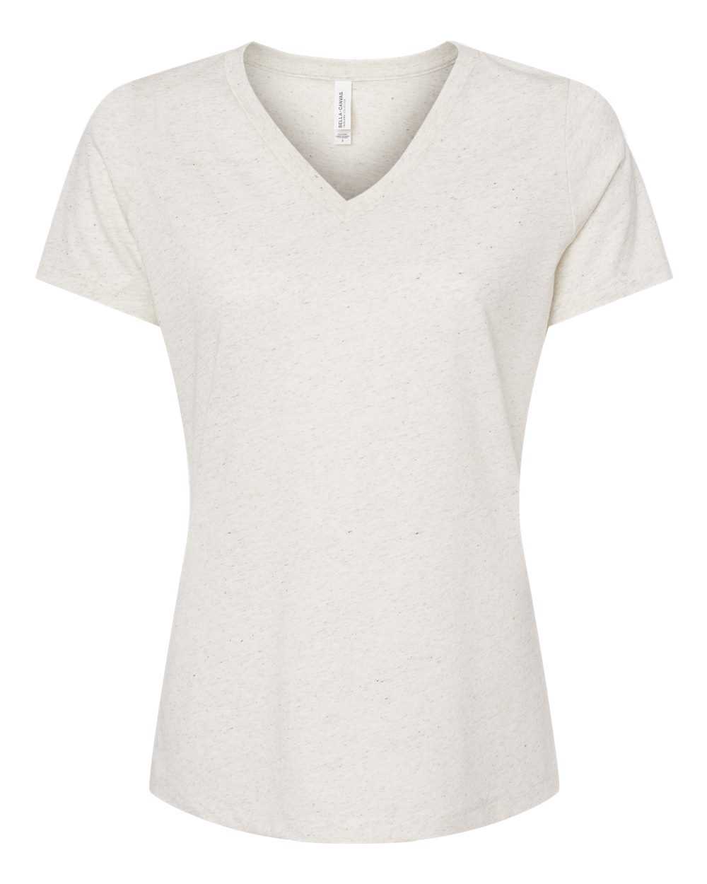 BELLA + CANVAS Women's Relaxed Triblend Short Sleeve V-Neck Tee 6415