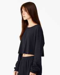 FWD Fashion Women's Crop Long Sleeve Tee