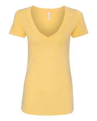 Next Level Women’s CVC Deep V-Neck T-Shirt 6640
