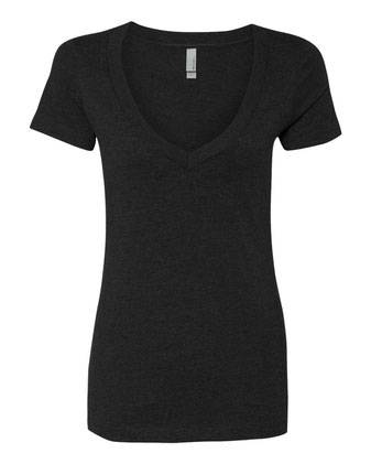 Next Level Women’s CVC Deep V-Neck T-Shirt 6640