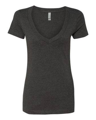 Next Level Women’s CVC Deep V-Neck T-Shirt 6640