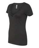 Women’s CVC Deep V-Neck T-Shirt