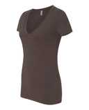 Women’s CVC Deep V-Neck T-Shirt