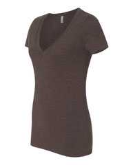 Women’s CVC Deep V-Neck T-Shirt