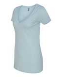 Women’s CVC Deep V-Neck T-Shirt