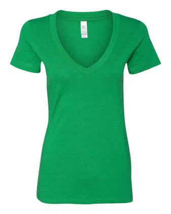 Next Level Women’s CVC Deep V-Neck T-Shirt 6640