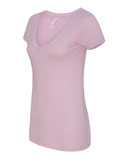 Women’s CVC Deep V-Neck T-Shirt