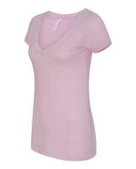 Women’s CVC Deep V-Neck T-Shirt