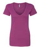 Women’s CVC Deep V-Neck T-Shirt