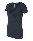 Women’s CVC Deep V-Neck T-Shirt