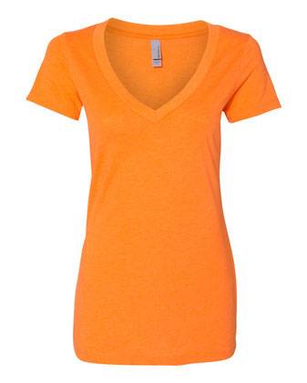 Next Level Women’s CVC Deep V-Neck T-Shirt 6640