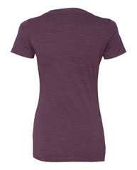 Women’s CVC Deep V-Neck T-Shirt