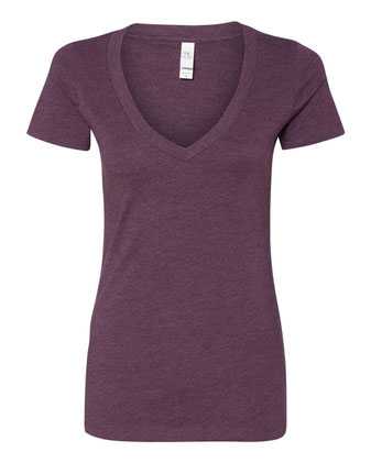 Next Level Women’s CVC Deep V-Neck T-Shirt 6640