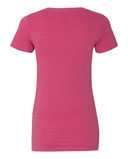 Women’s CVC Deep V-Neck T-Shirt