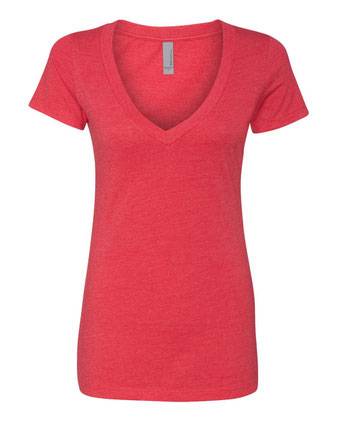 Next Level Women’s CVC Deep V-Neck T-Shirt 6640