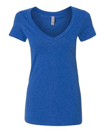 Next Level Women’s CVC Deep V-Neck T-Shirt 6640
