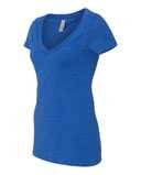 Women’s CVC Deep V-Neck T-Shirt