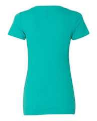 Women’s CVC Deep V-Neck T-Shirt
