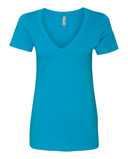 Women’s CVC Deep V-Neck T-Shirt
