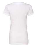 Women’s CVC Deep V-Neck T-Shirt