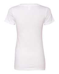 Women’s CVC Deep V-Neck T-Shirt